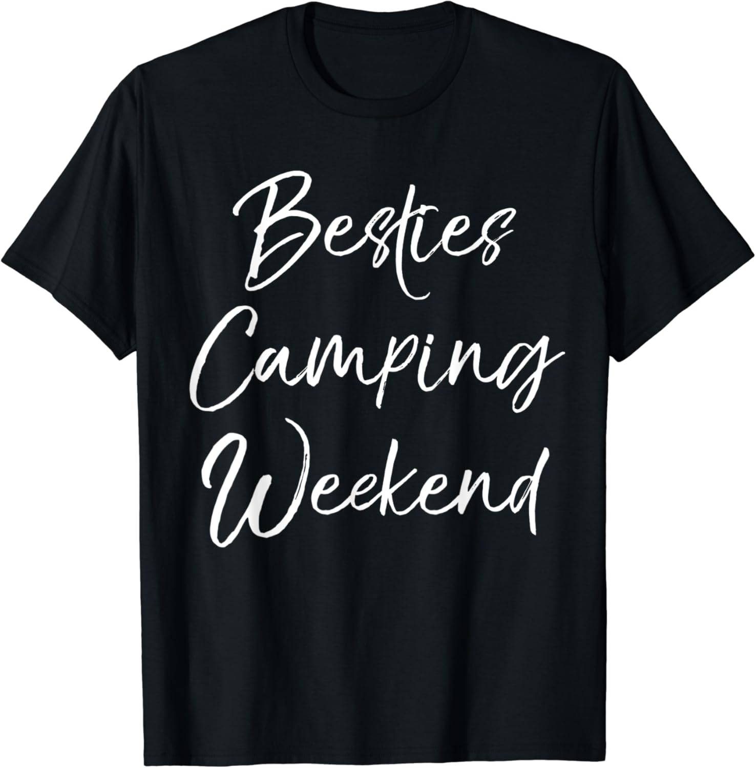 Besties Camping Weekend Girls Trip Matching Vacation T